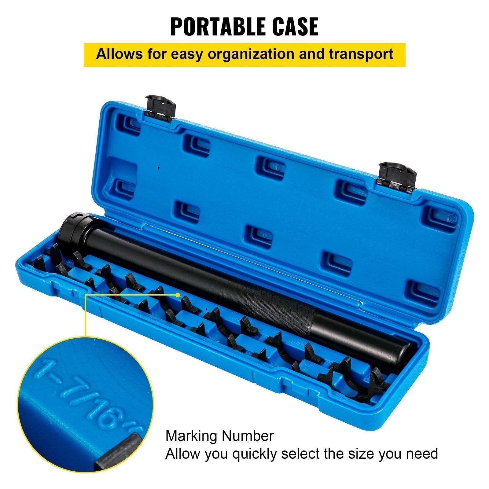 13pc Inner Tie Rod Removal Installation Tool Set with 12 SAE & Metric Adaptors