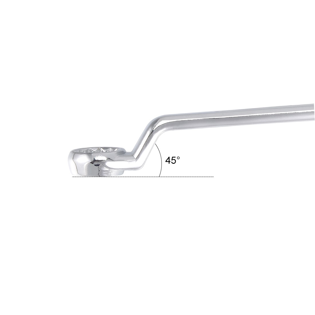 Metric 12 Point Offset Double Box End Wrench Chrome Plated Cr V 5.5mmx7mm