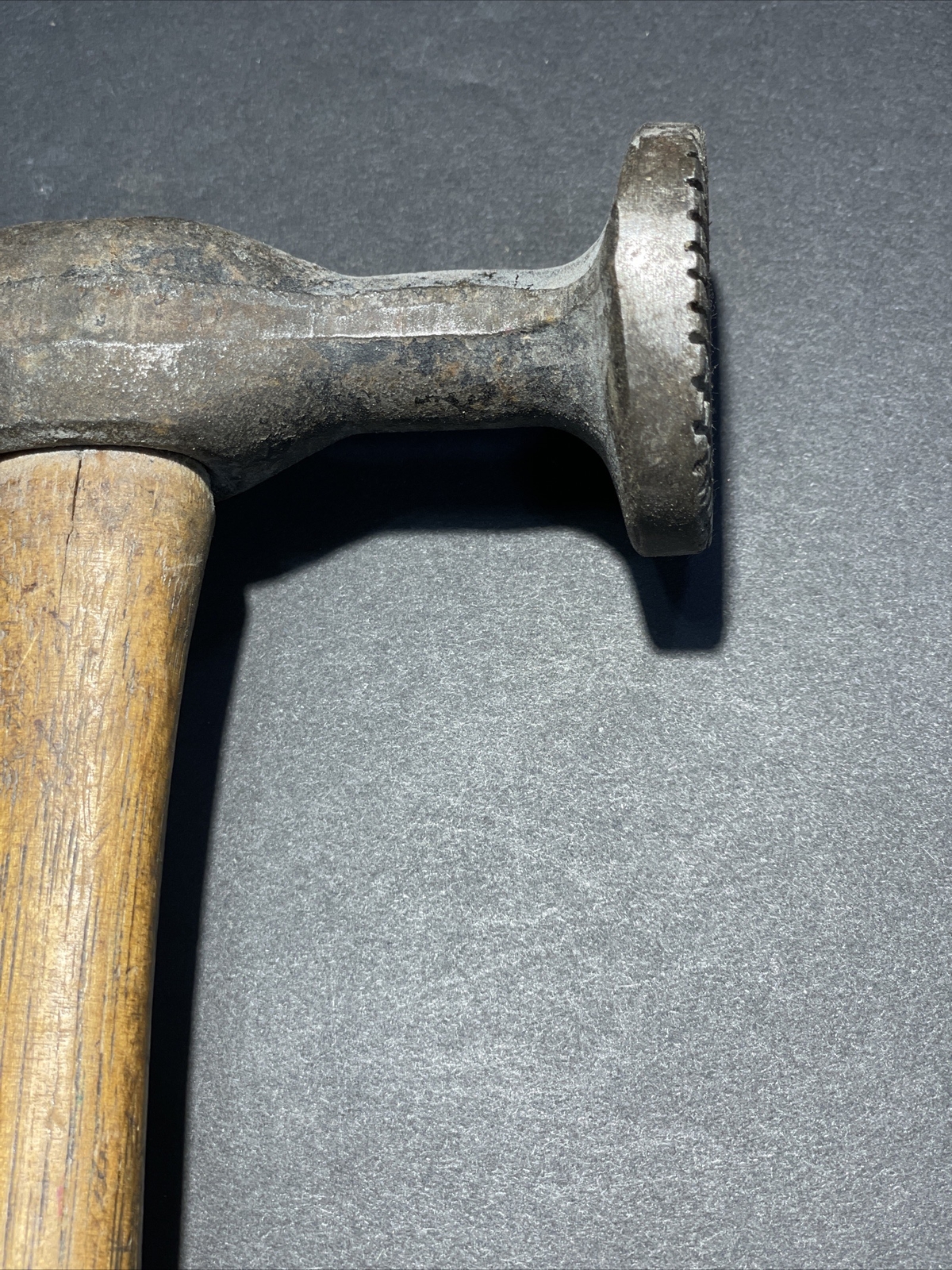 Vintage Auto Body Hammer, Wood Handle, 12-3/16″ Tall X 4-15/16″ Wide Head, #343