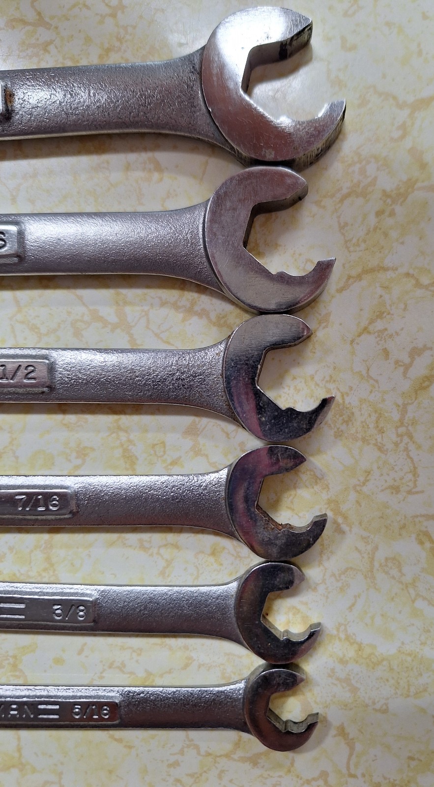 Craftsman Professional VA set of 6 SAE Speed Wrenches Excellent condition USA