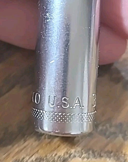 Easco 1/2″ Extensions-3″, 10″. 3/8″ Socket. EUC USA MADE Mechanics Tools