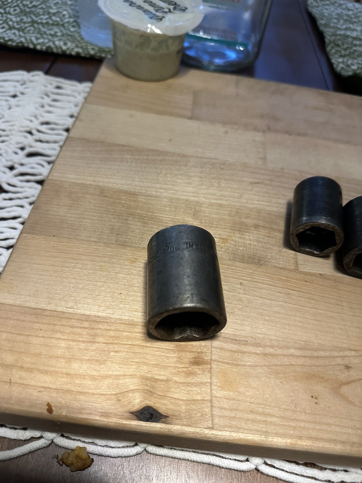 Snap On Vintage 1/2″ Drive impact sockets 15/16, 7/8, 13/16, 3/4