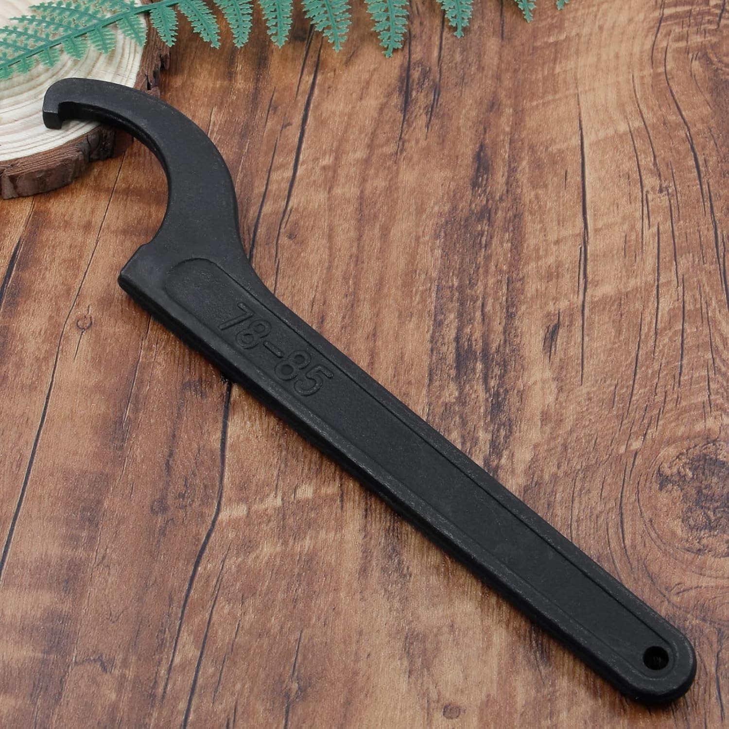 C Hook Spanner Wrench Black Carbon Steel 78-85mm Round Nut