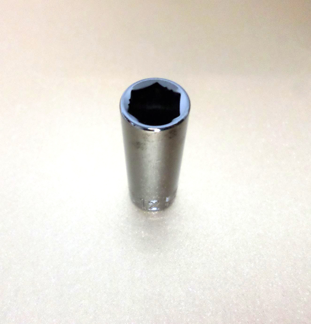 NEW Craftsman Overdrive 12 mm Metric 3/8″ Deep Socket, 6pt, 83-846GM 12mm Chrome