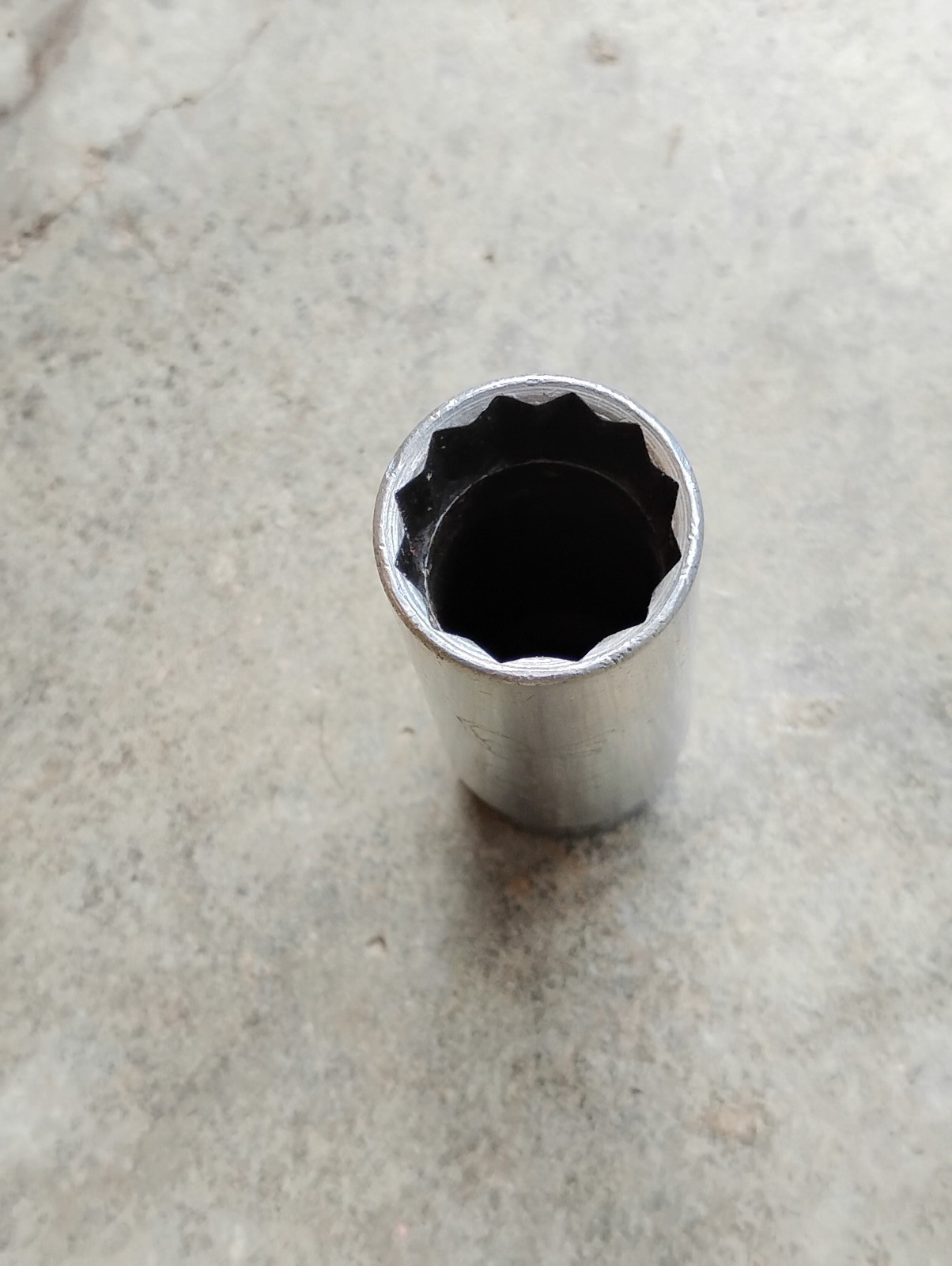 Vintage Snap-On SF-241 3/4″ Chrome Deep Socket 12 Point 3/8″ Drive, Made In USA