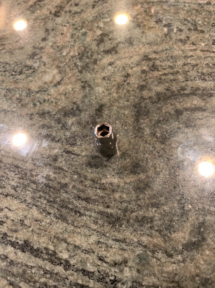 Snap On tmm6 6mm 1/4″ drive shallow 6 point metric chrome socket