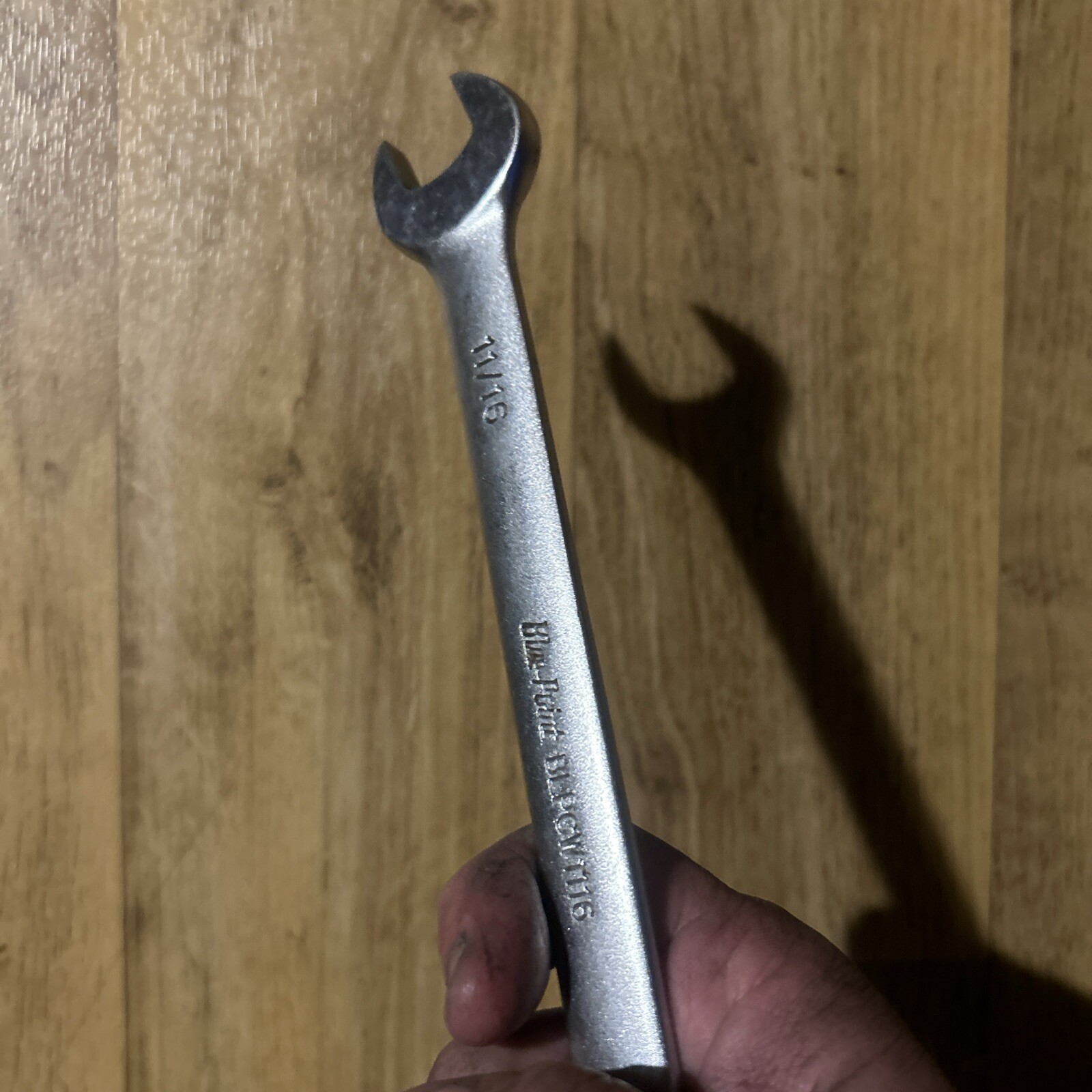 Blue Point Tools 11/16 SAE Combination Wrench BLPCW1116 12 Point Satin Finish