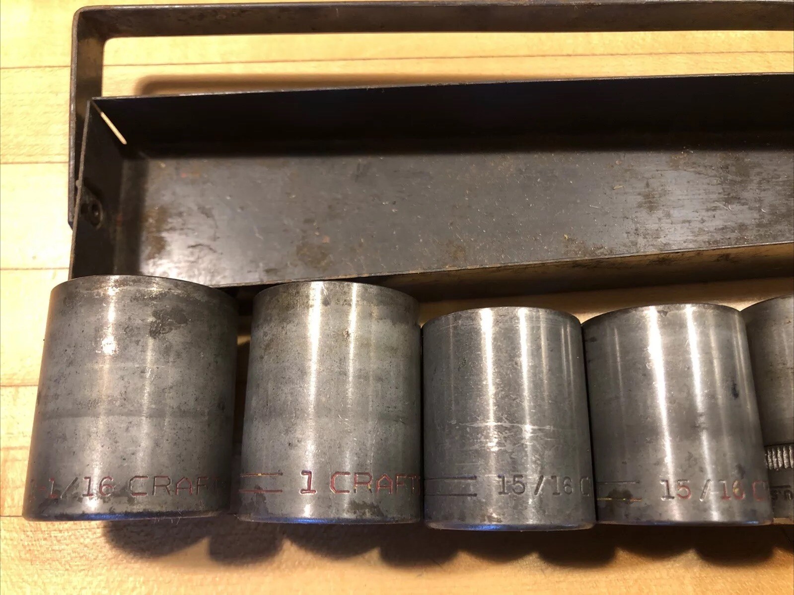 CRAFTSMAN =V= Snapon S-K INDESTRO 1/2″ Drive Standard Sockets 9/16 To 1-1/16”