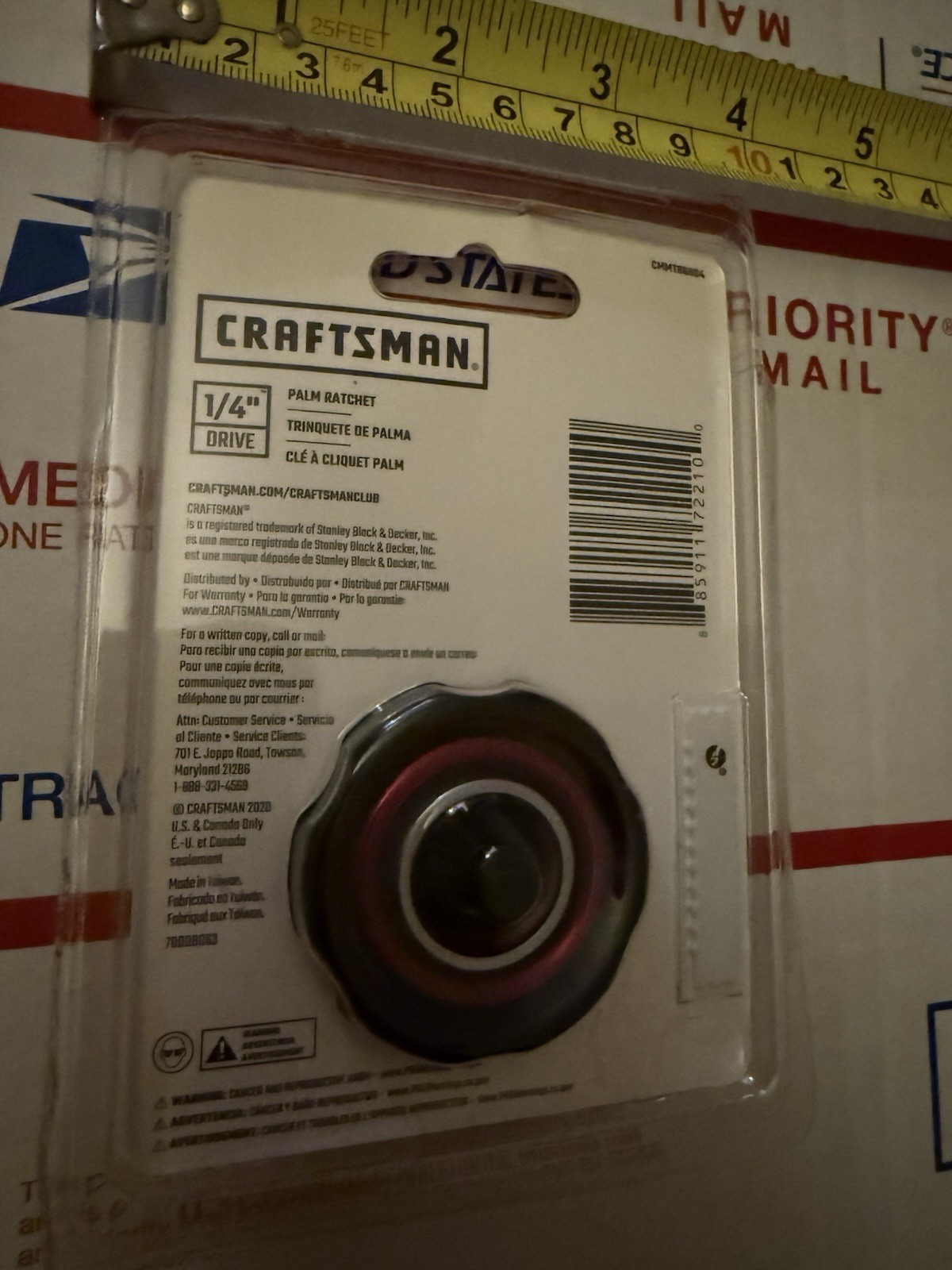 Make Offer Authentic CRAFTSMAN 1/4 Inch Drive Palm Ratchet CMMT86004 Guaranteed!