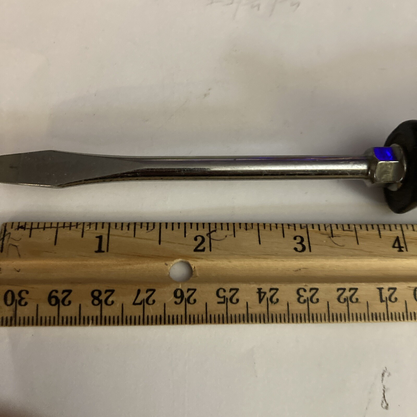Snap On Tools Slotted / Flat Black Screwdriver 7.75’’ SSD 4 U.S.A. With New Tip