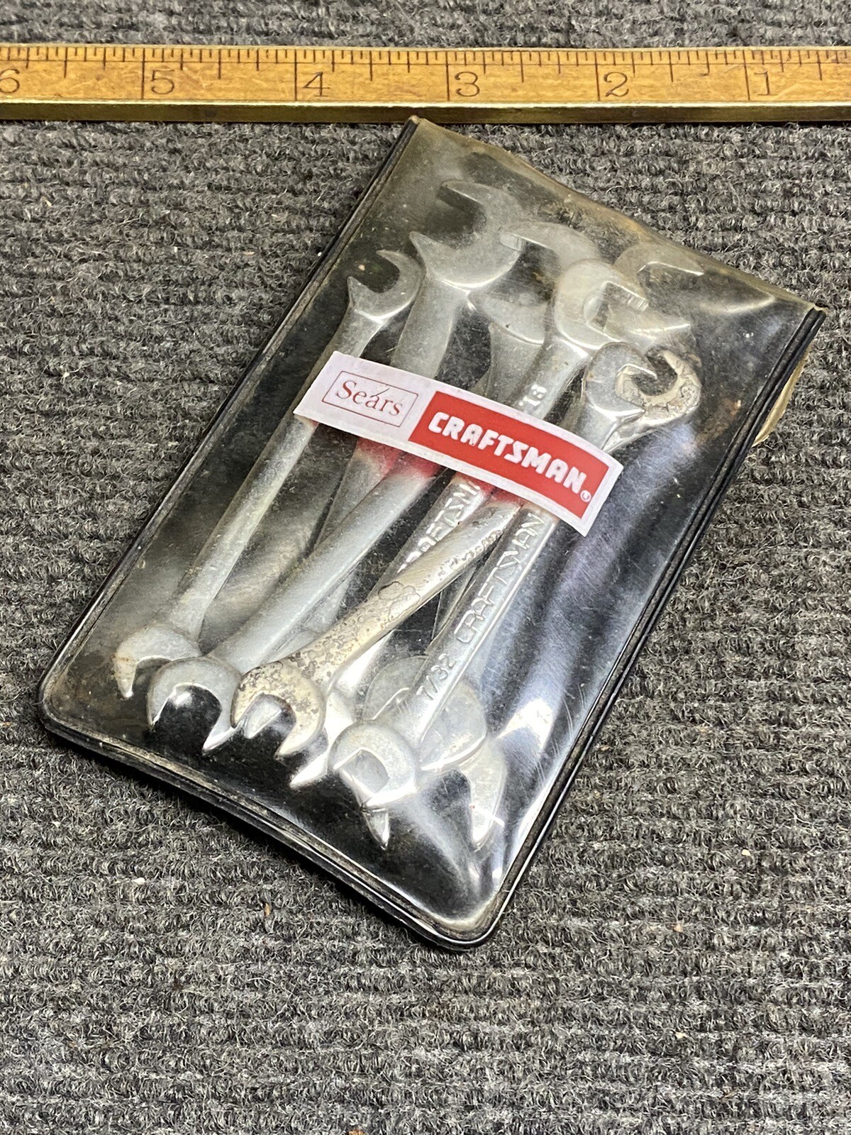 Craftsman USA Super-tuff 8 Piece SAE Open End Ignition Wrench Set 9_4306 USA