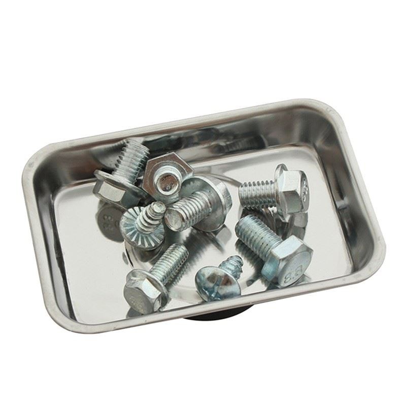 Stainless Steel Magnet Tool Tray Parts Holder for Mechanics Craftsmen Hobbyists