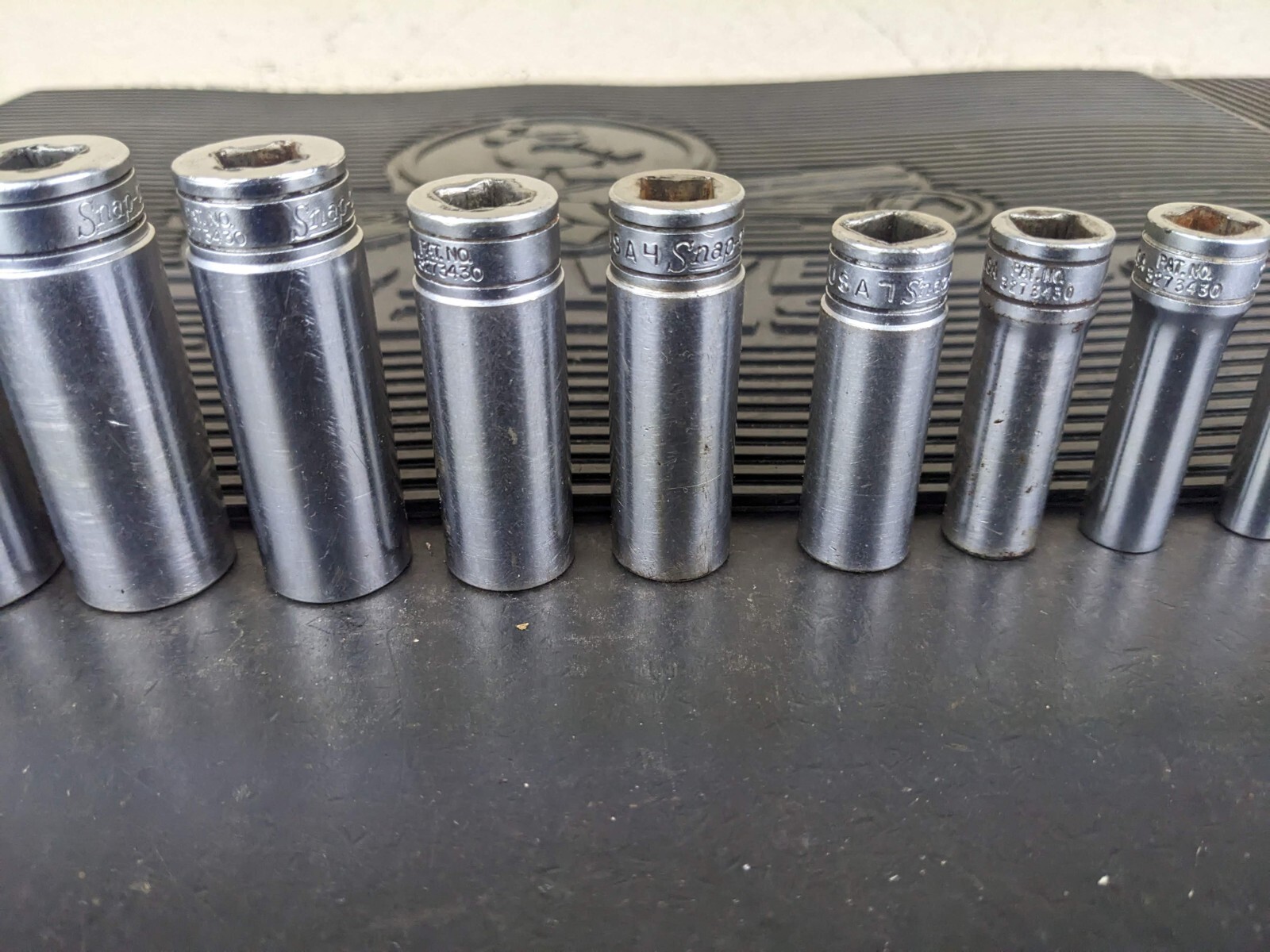 #am154 Snap on Tools 211SFSY 3/8″ Drive Deep Chrome Socket Set Socket Set