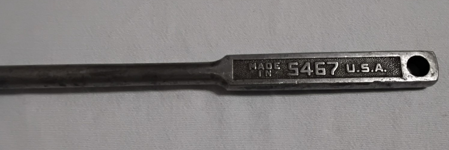 Vintage Plumb Plomb Plvmb 5467 USA 1/2″ Drive Breaker Bar 16 inch Pebble Finish