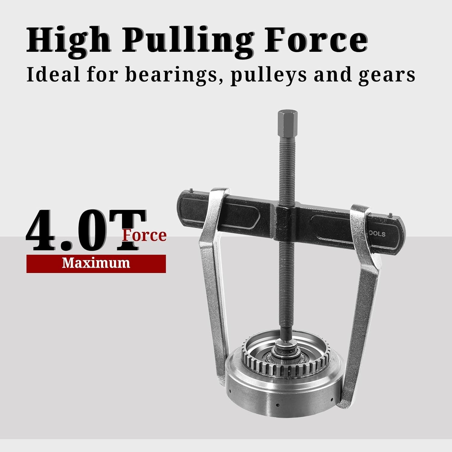 10″ 2-Jaw Gear Puller, Internal External for Removal of Pulleys Flywheels Bearin