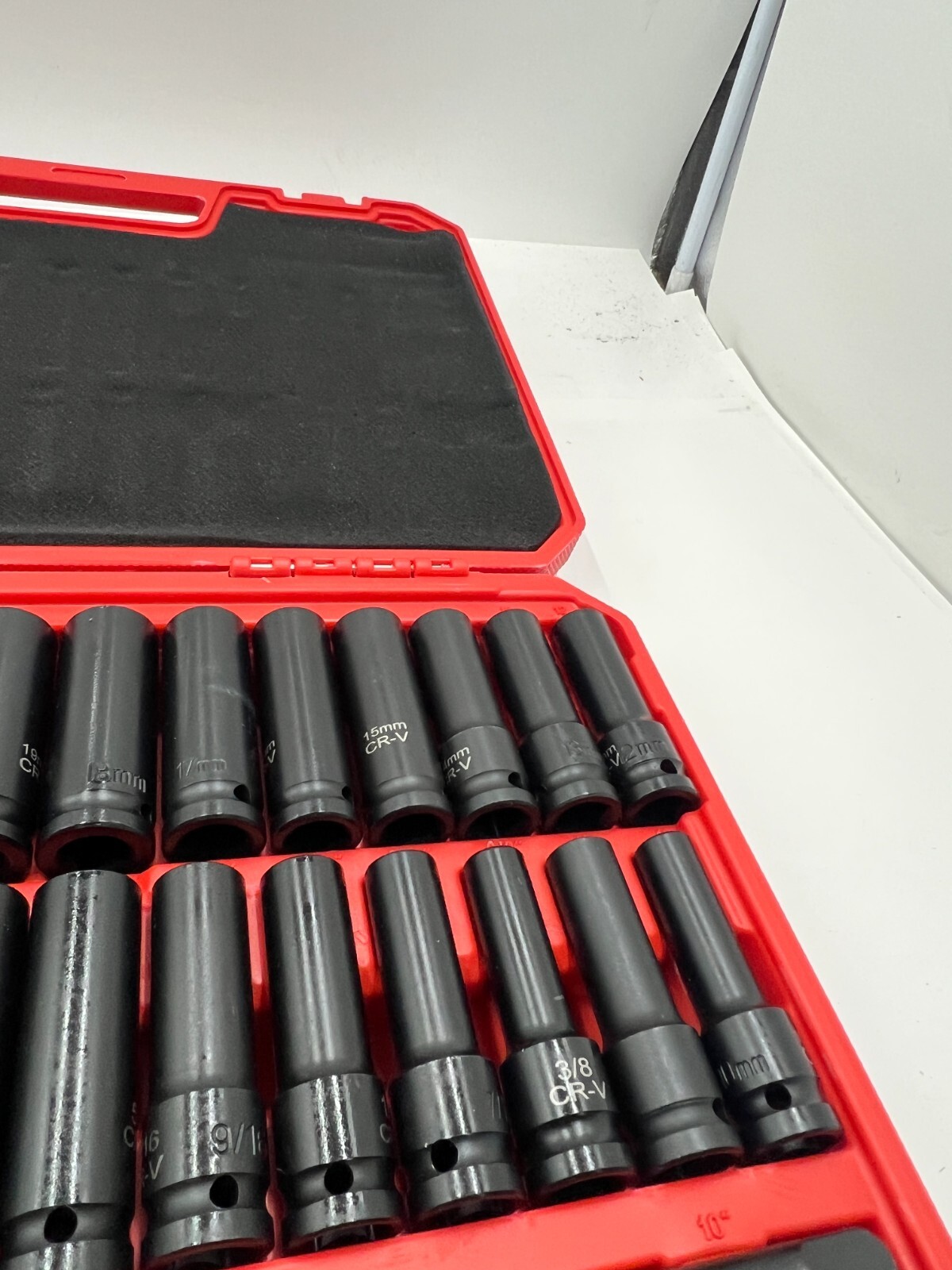 Drive Deep Impact 29 Piece Socket CR-V Extension Bar SAE Metric Black