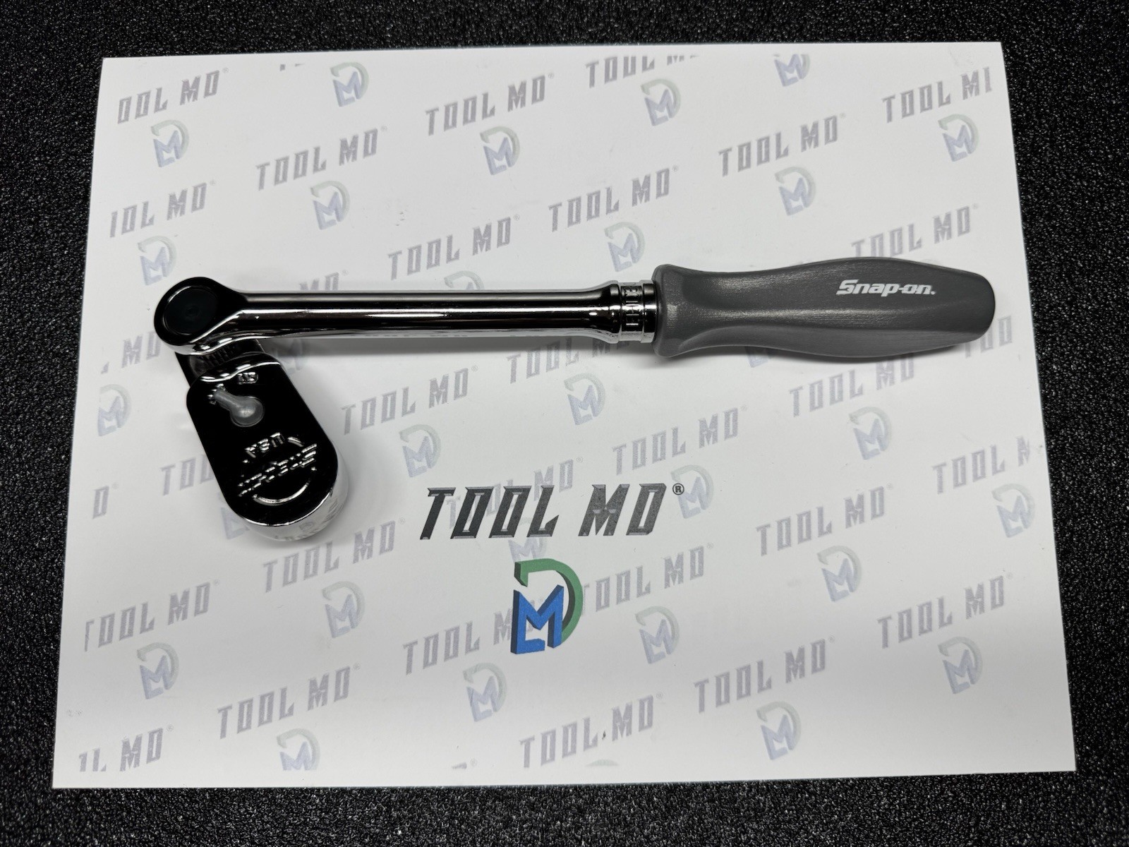 Snap-on Tools DARK TITANIUM 3/8″ Drive Hard Grip Multi-Position Ratchet FHD80MP