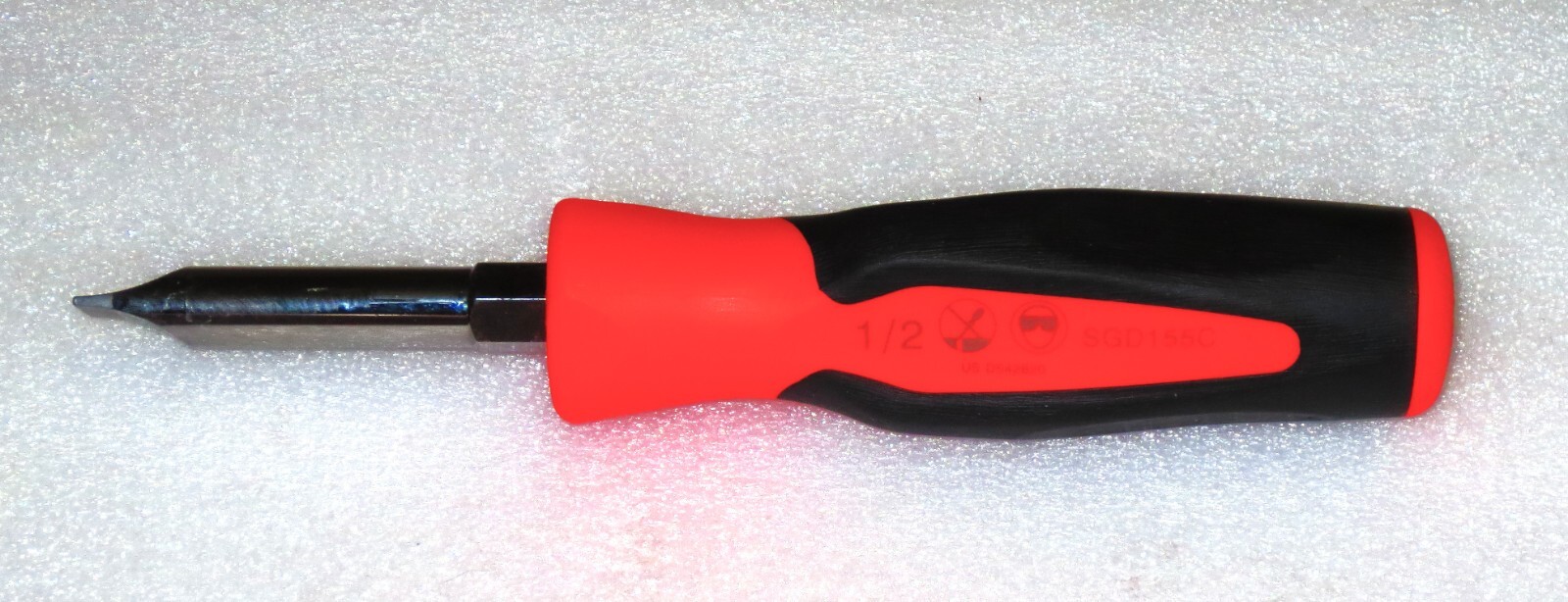 *NEW* Snap-on SGD155 Large Marine Aircraft FLAT SLOTTED Plug Screwdriver *ORANGE
