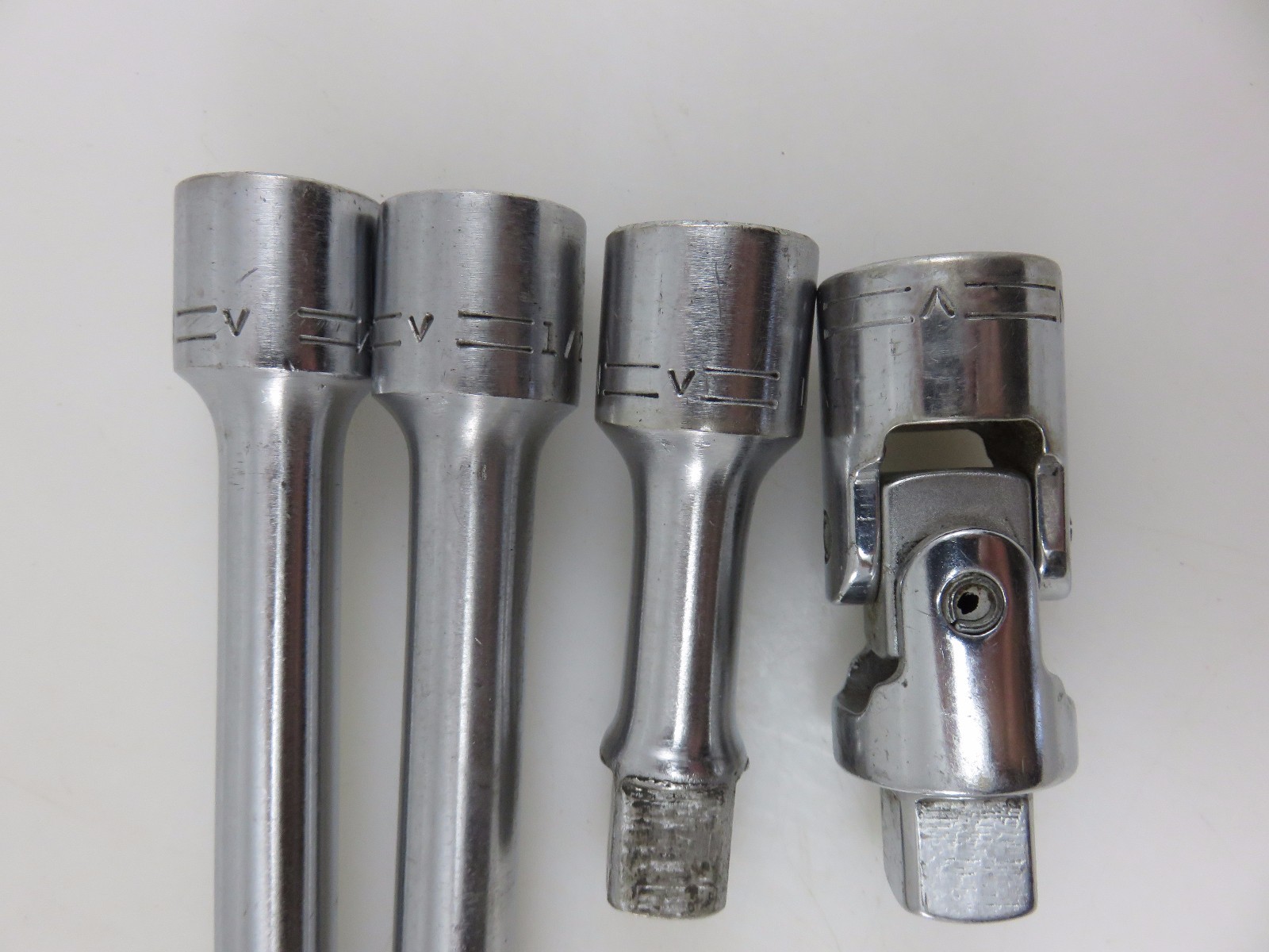 Craftsman 1/2″ Drive Extension 4pc Set 3″ 6″ 10″ Long + Universal Vintage =V= V