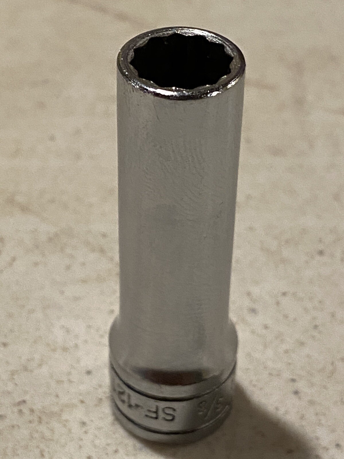 Snap on 3/8″ Drive 12 Point 3/8″ Deep Chrome Socket # SF121