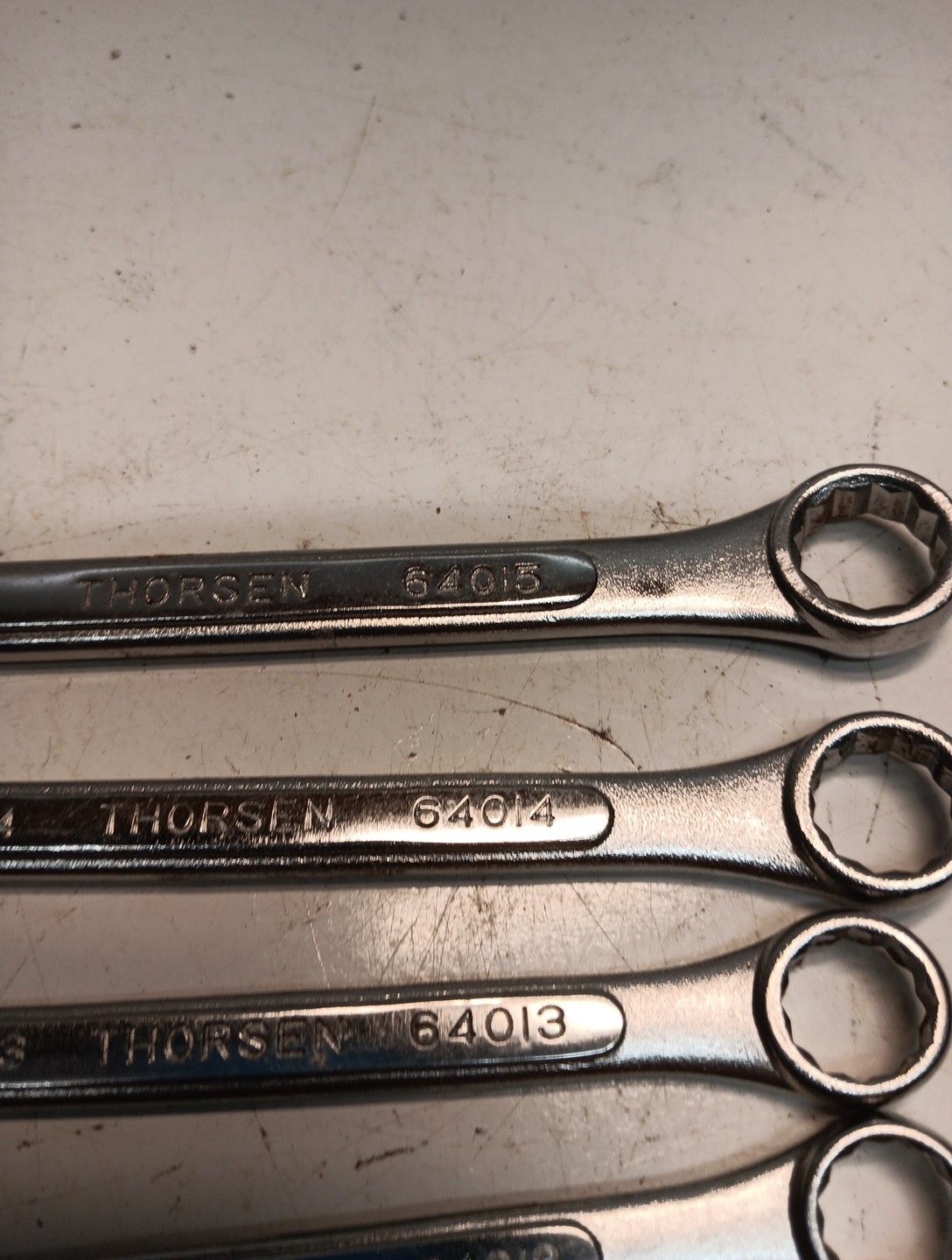 Thorsen Tools 6 Piece Metric Combination Wrench Set 12 Point 10,11,12,13,14 15 M