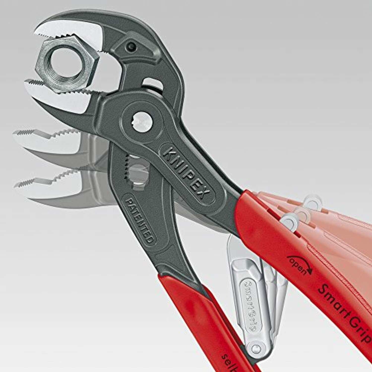 KNIPEX Tools – Auto Adjusting Water Pump Pliers (8501250US), 10 inches