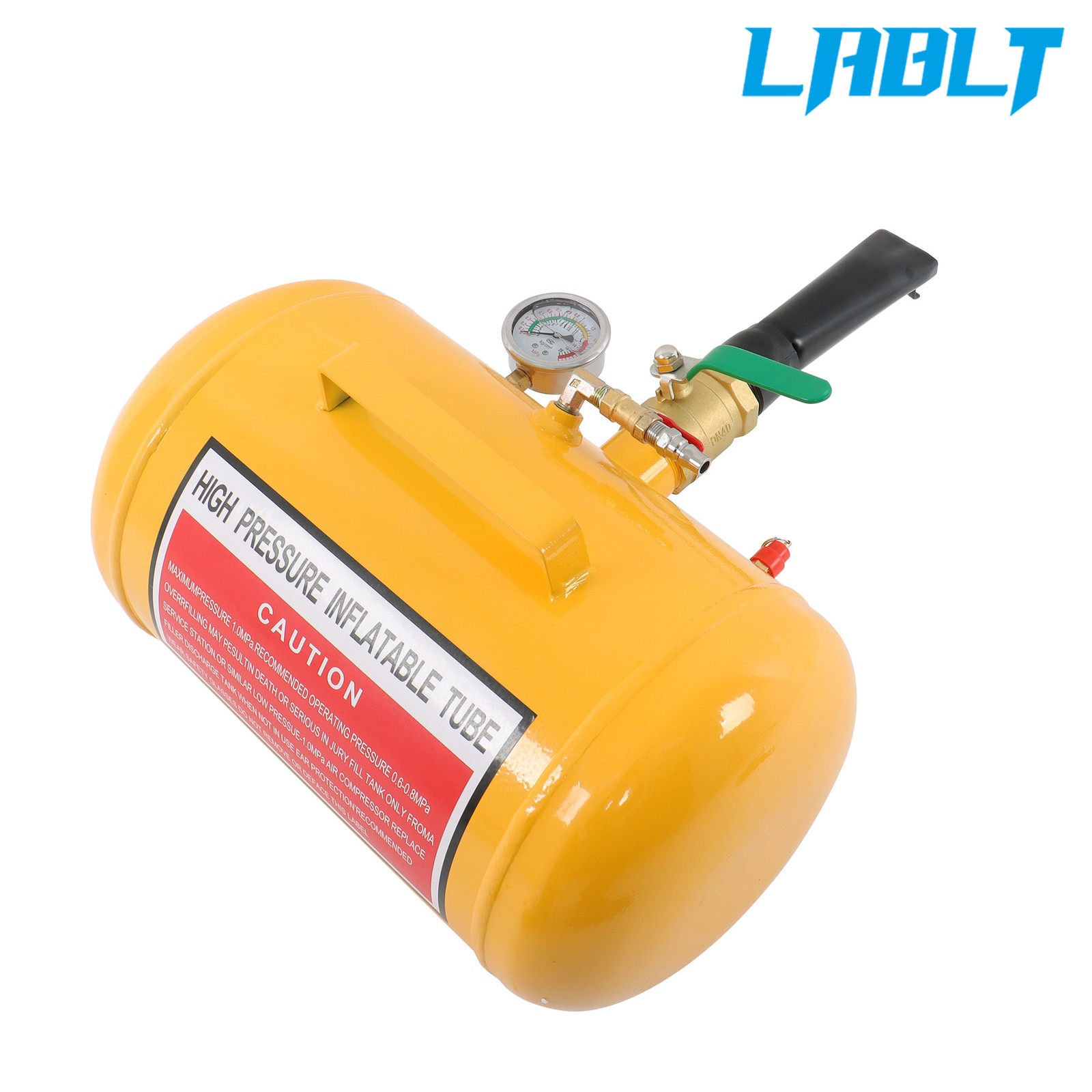Heavy Duty Air Tire Bead Seater Blaster Seating Tool 5 Gallon 145PSI Yellow
