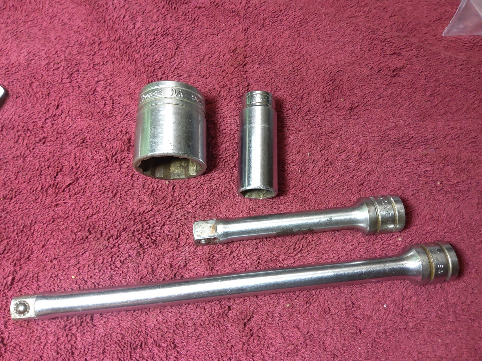 6 Snap-On Set, SX5 & SX10 3/4″ SFS-241, 1 1/4″ SW-401, VS1214, 13/16″ Swival CFU