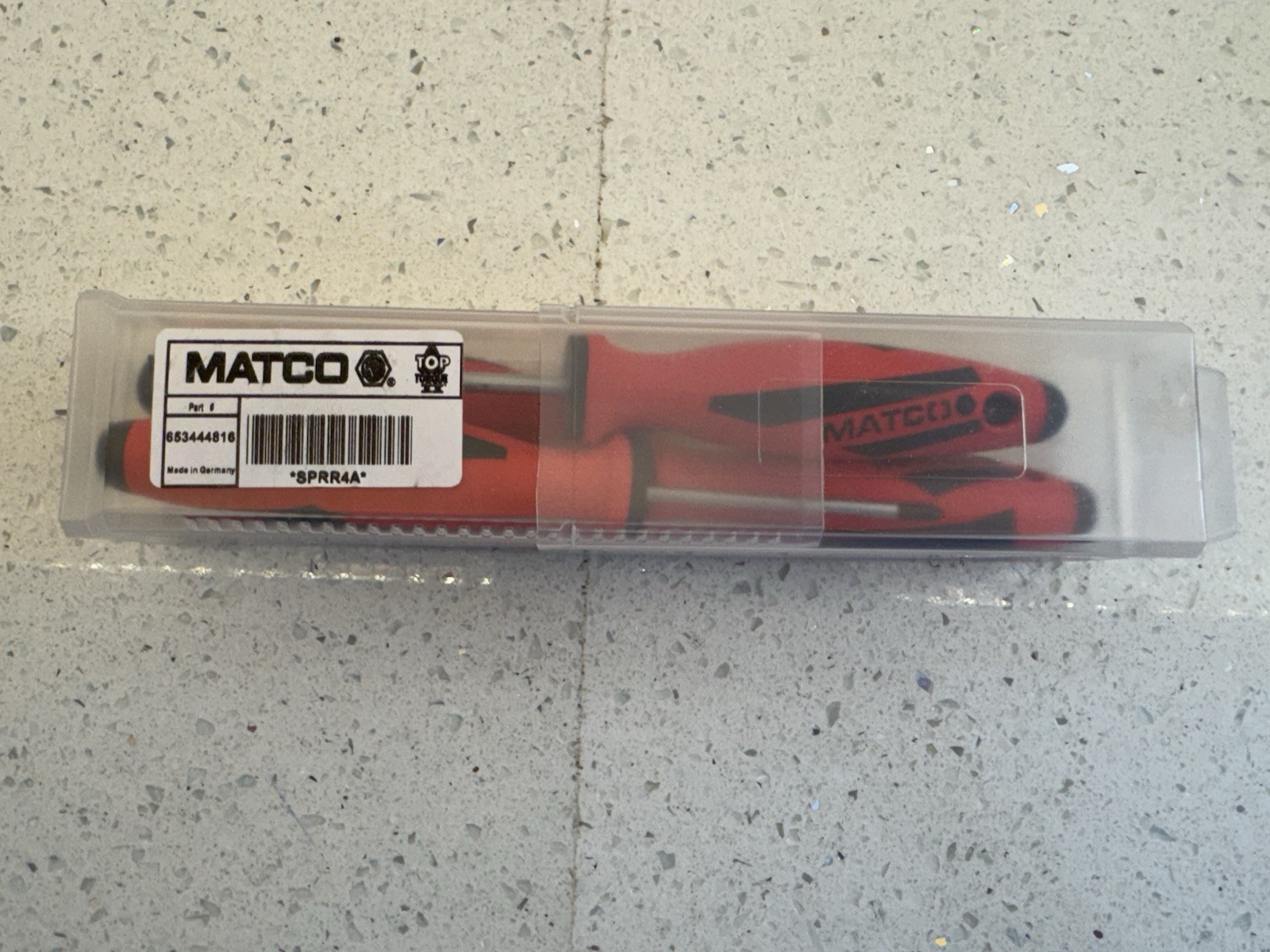 Matco 4 Piece Top Torque II Screwdriver Set Red SPRR4A