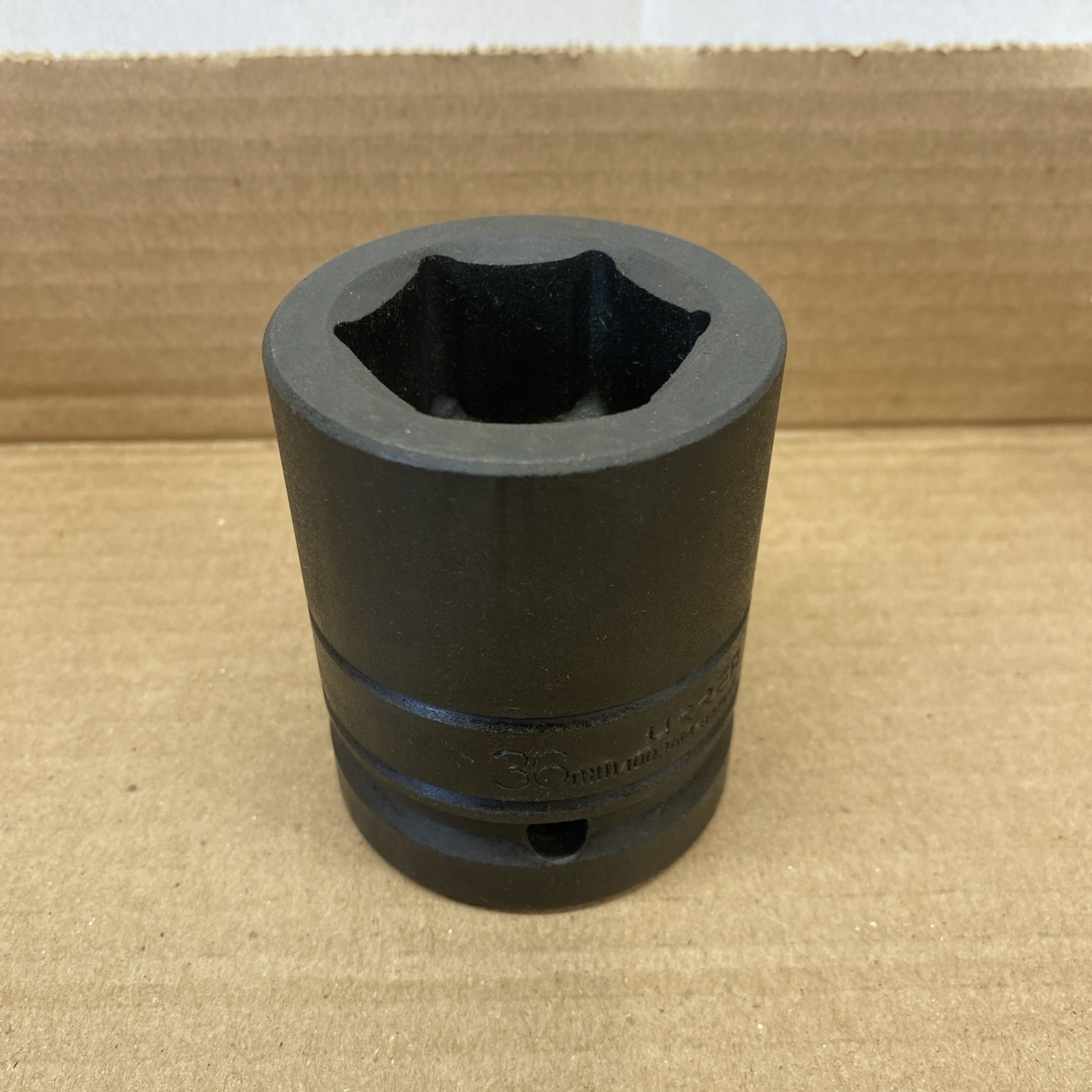 Impact 36mm Socket Made By Urrer. One Inch Drive. Six Point.