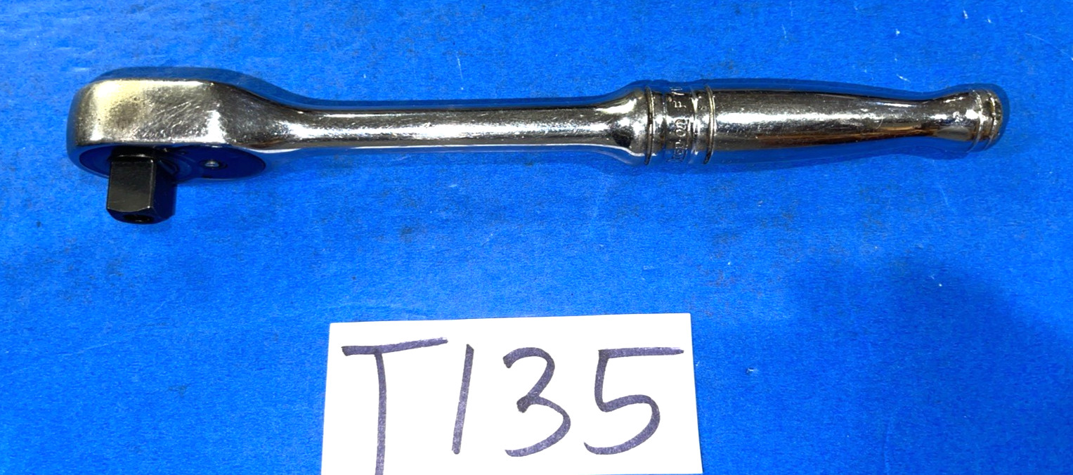 SNAP-ON TOOLS 3/8 DRIVE QUICK RELEASE CHROME RATCHET F713 SHIPS FREE IN THE US