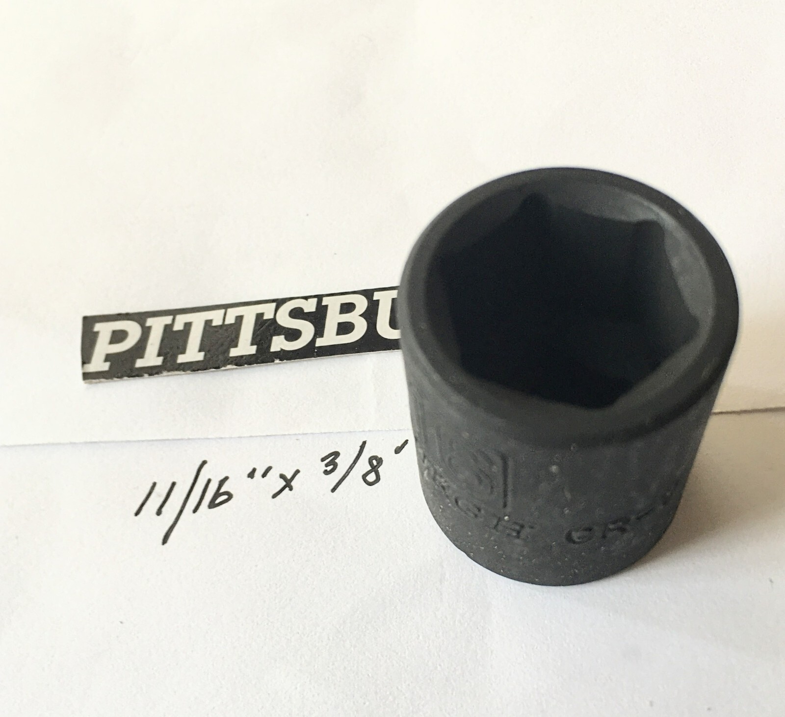 Pittsburgh 11/16″ x 3/8″ Impact Socket 6 Pt Free USA Shipping