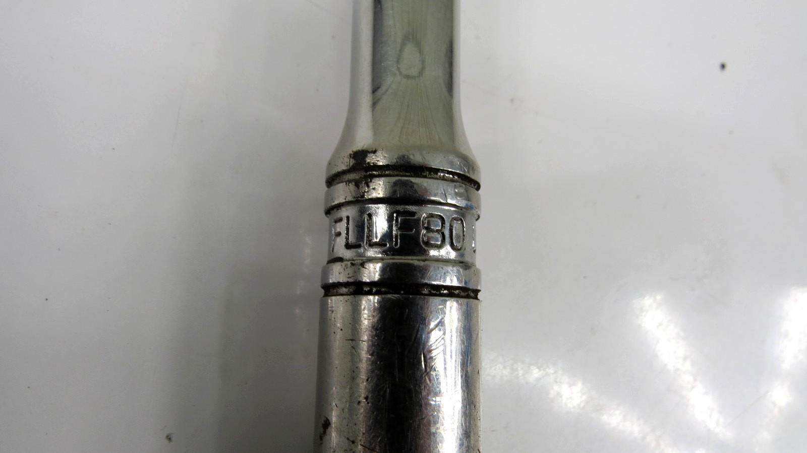 Snap-on FLLF80 3/8″ Drive Extra Long Handle Chrome Flex Head Ratchet 18″ Long