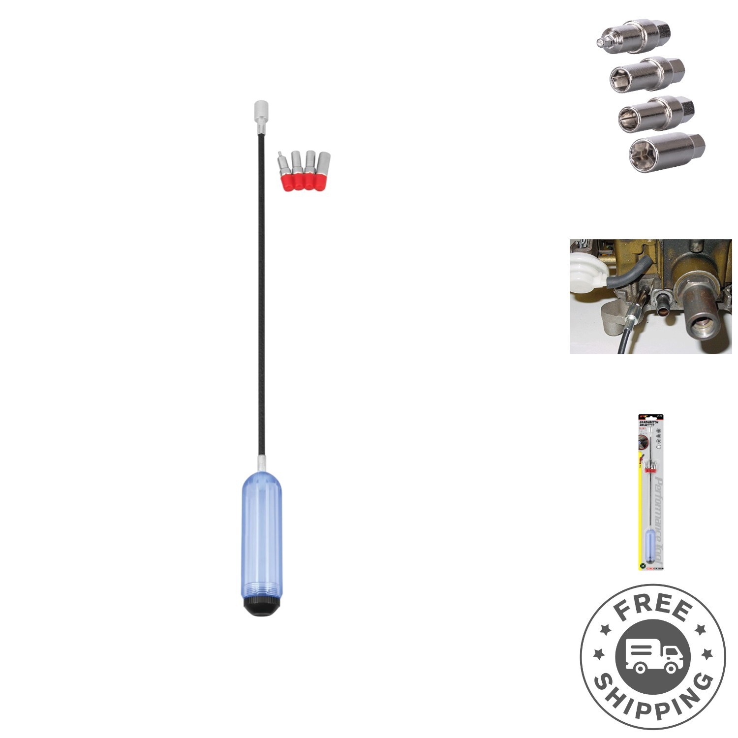 W1187 Carburetor Adjuster Tool – Flexible Access and Secure Grip for Efficiency