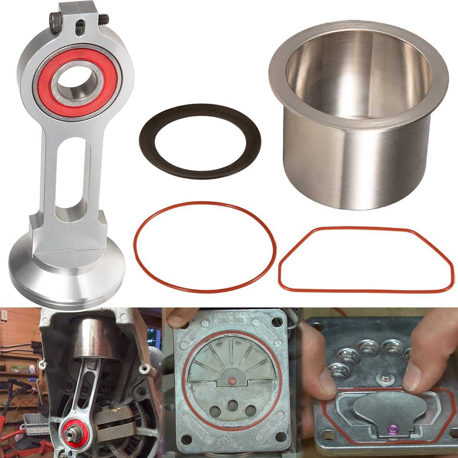 KK-4835 Compressor Piston Kit Connecting Rod Kit for Craftsman Oil Free Pump