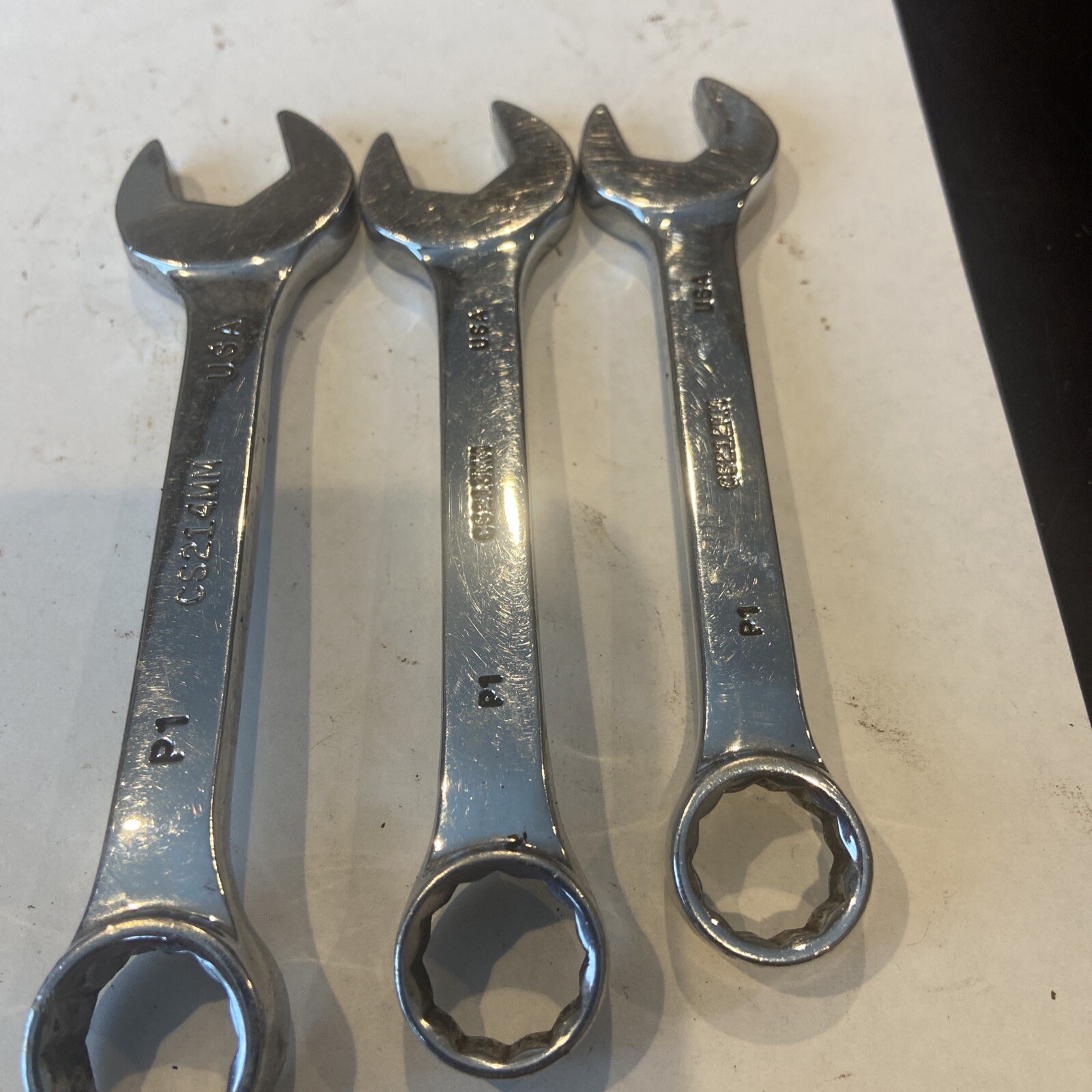 MAC TOOLS METRIC 12-POINT SHORT COMBINATION WRENCH SET 8pcs 12mm Thru 19mm