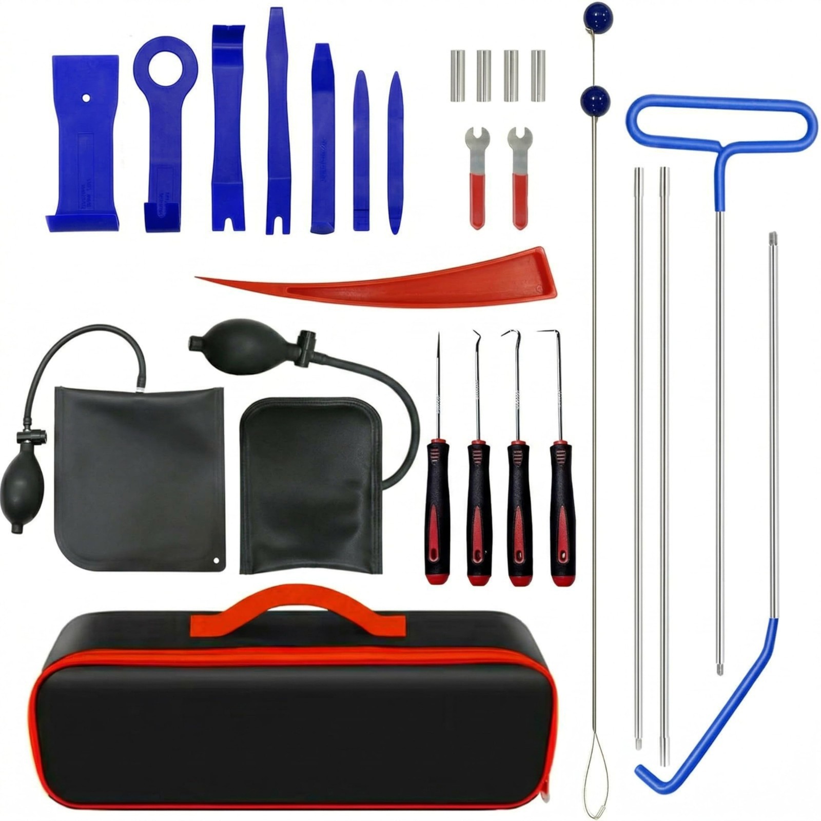 26-Piece Auto Trim Removal Tool Kit – ABS & Stainless Steel Panel Tools for Dash