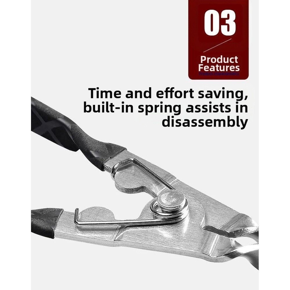 Stainless Steel Plastic Rivet Remover Pliers with Non Slip Comfortable Handle