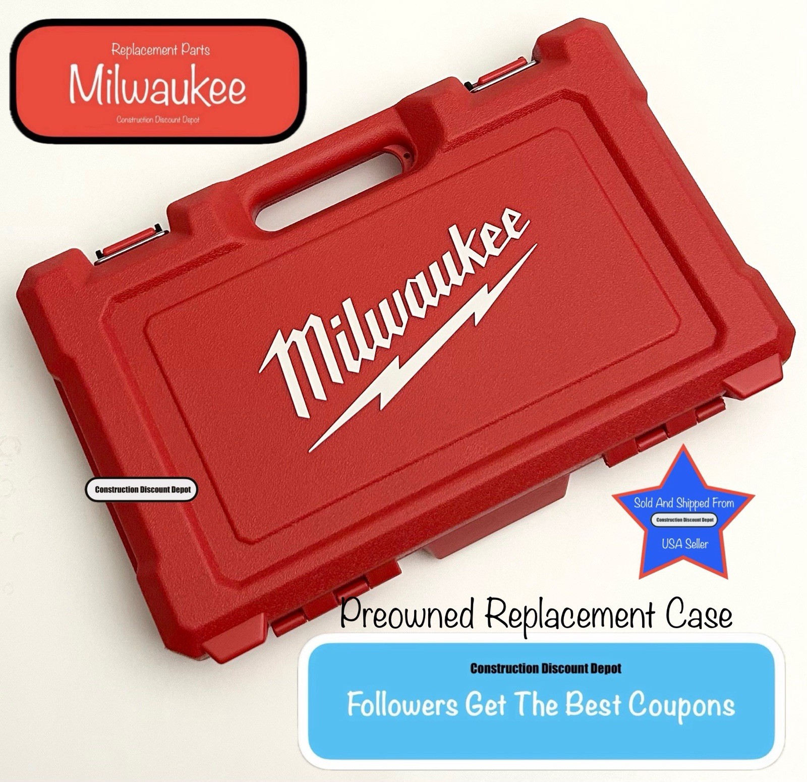 Milwaukee 49-66-7012 1/2″ Impact Socket Set SAE Metric 19pc – Empty Case