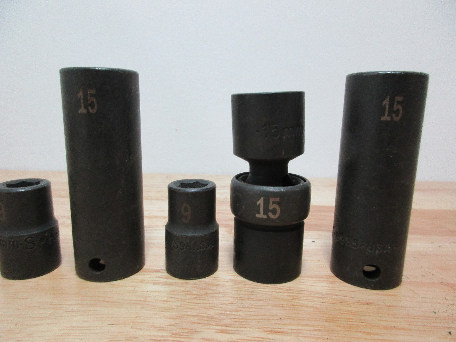 SK Hand Tools 3/8″ Drive 6 Point Swivel Impact Socket & Regular Impact Sockets