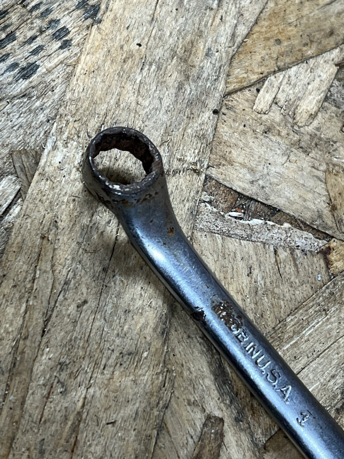 Blue point XS-1214 3/8-7/16 USA Double Box End Wrench Used