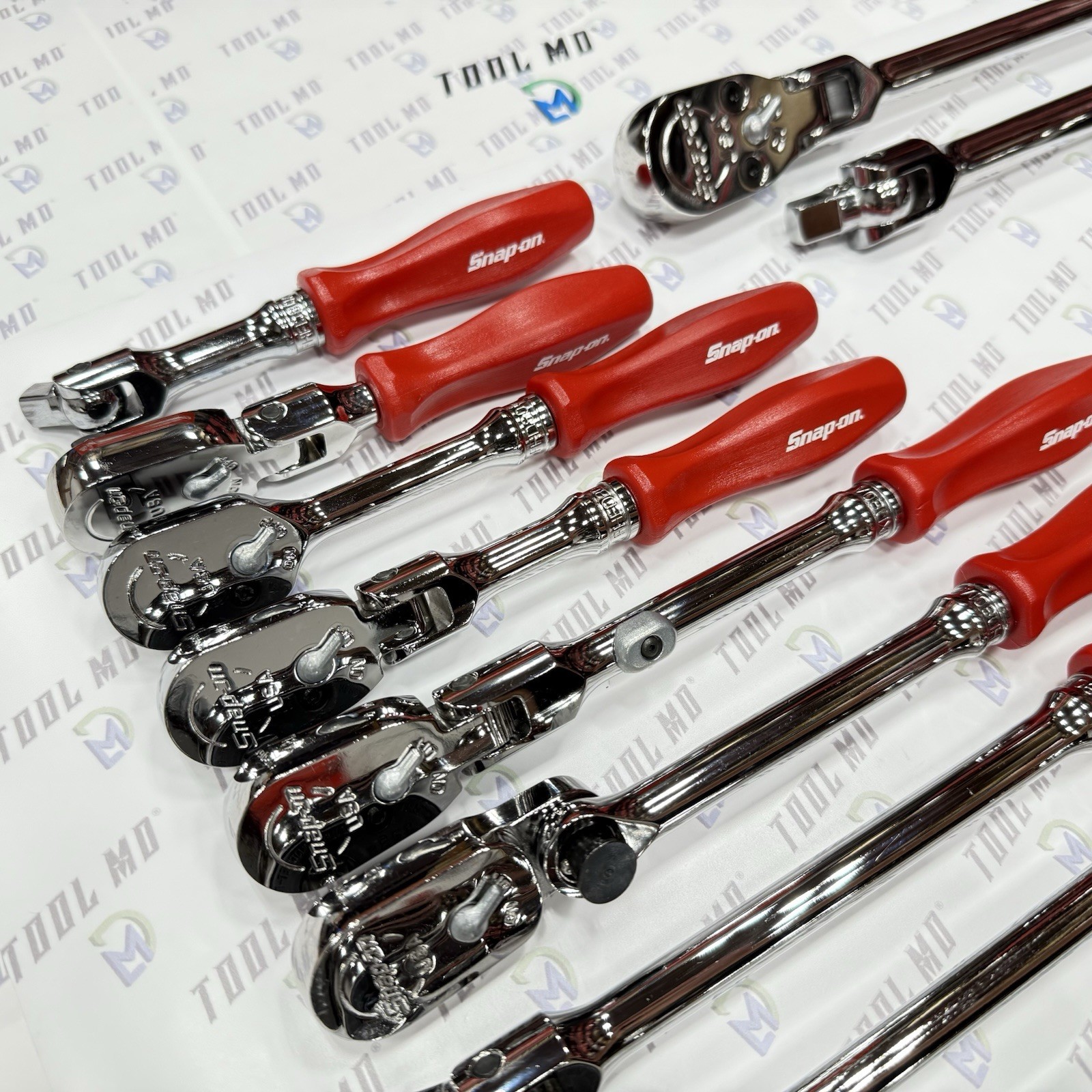 Snap-on Tools USA RARE 31pc RED 1/2″ 3/8″ 1/4″ Drive Ratchet Set SHLFD80A