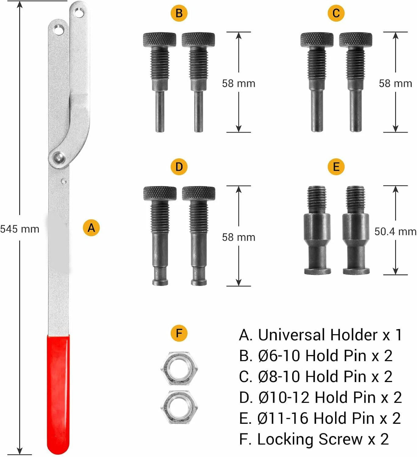 Universal Camshaft Pulley Fan Clutch Alignment Removal Holding Wrench Tool
