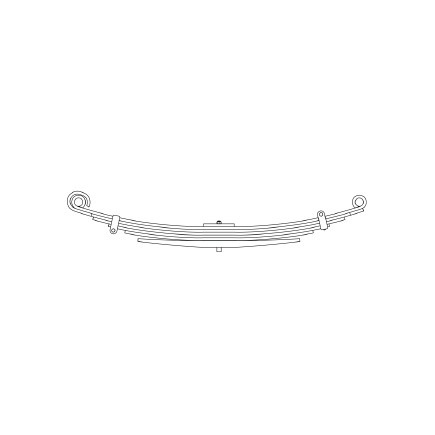 Triangle Suspension 75-170 Peterbilt, F Spr, Lvs:Pd/5/1 ; Oem# 201728; Se Length
