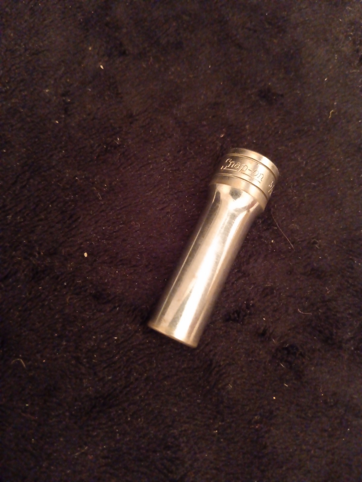 Snap On Tools Underline 3/8″ Deep Socket 3/8″ Drive 6 Point SFS121 Made in USA