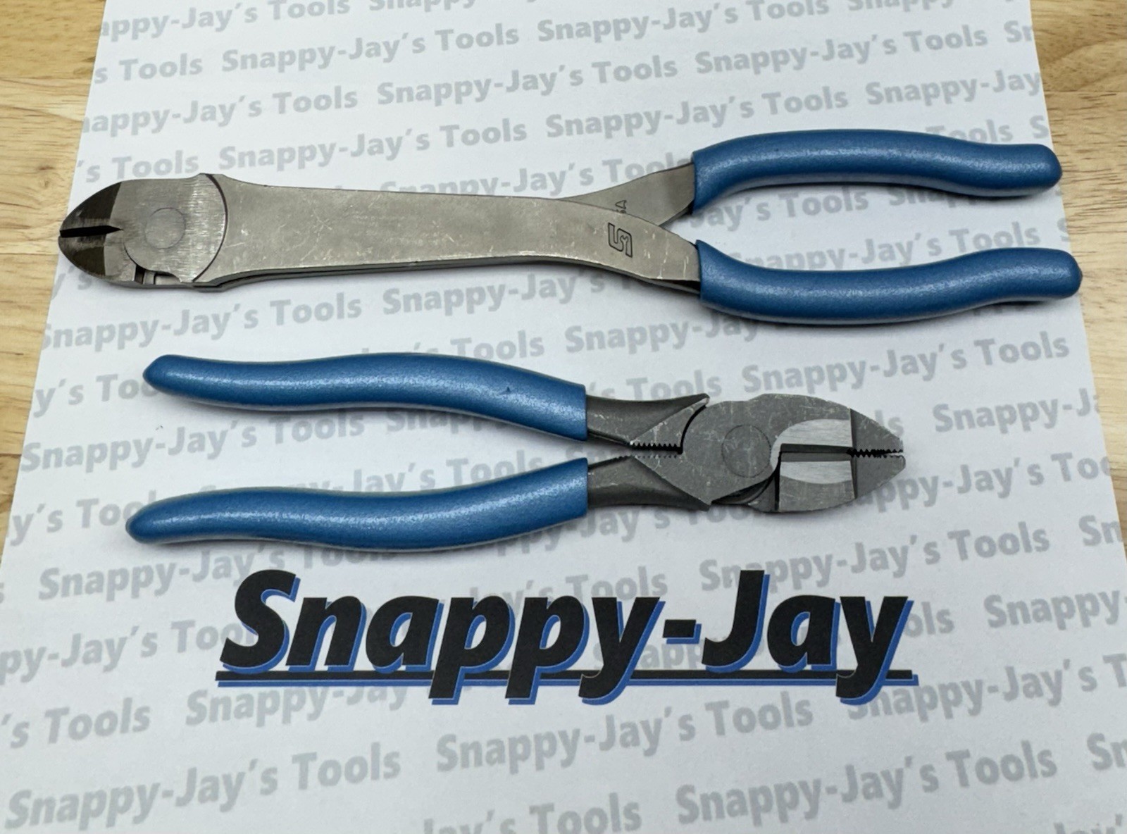 Snap-on Tools USA NEW 2pc Plier/Cutter Lot Set RARE GRIPS 312CF & 57AHLP