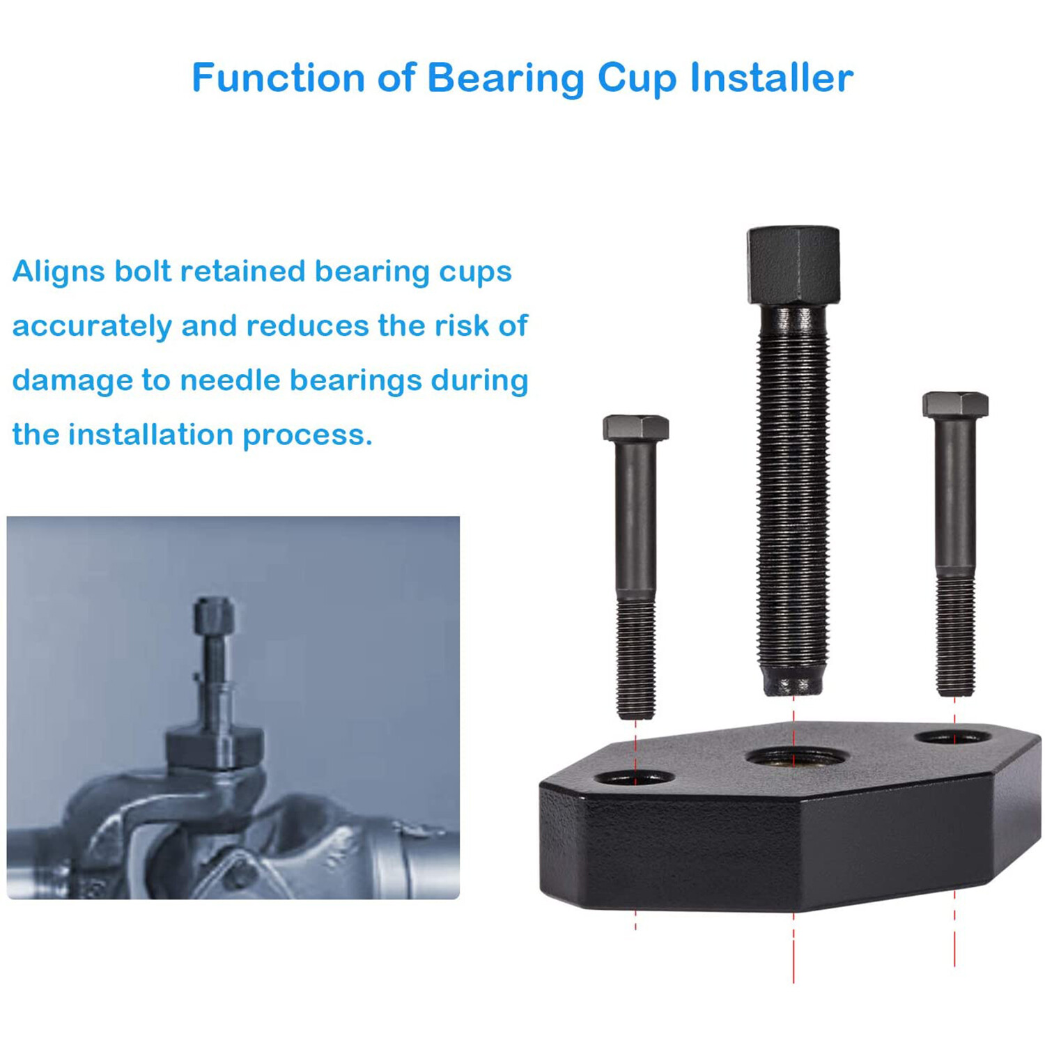 Heavy Duty Truck 10102 Universal U Joint Puller +5192 Bearing Cup Installer Tool