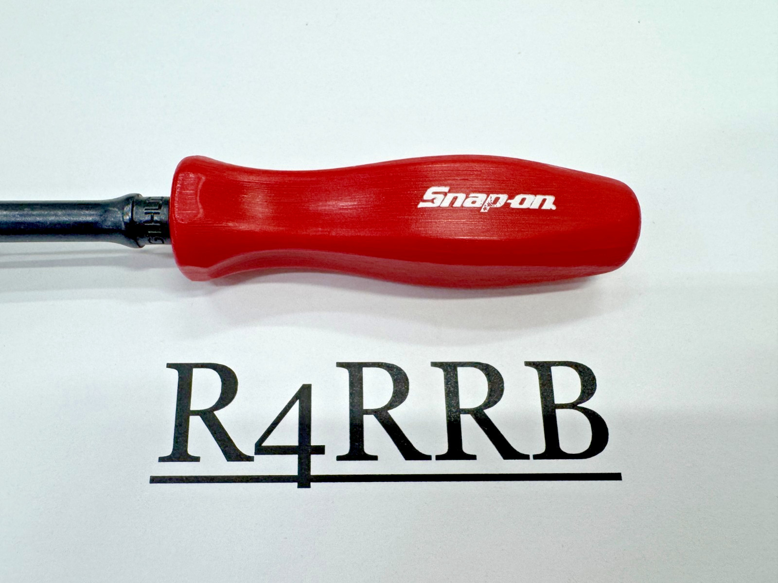 Snap-on Tools RARE CLASSIC RED 1/4″ Drive Hard Grip Black Fixed Ratchet GTHLD72R