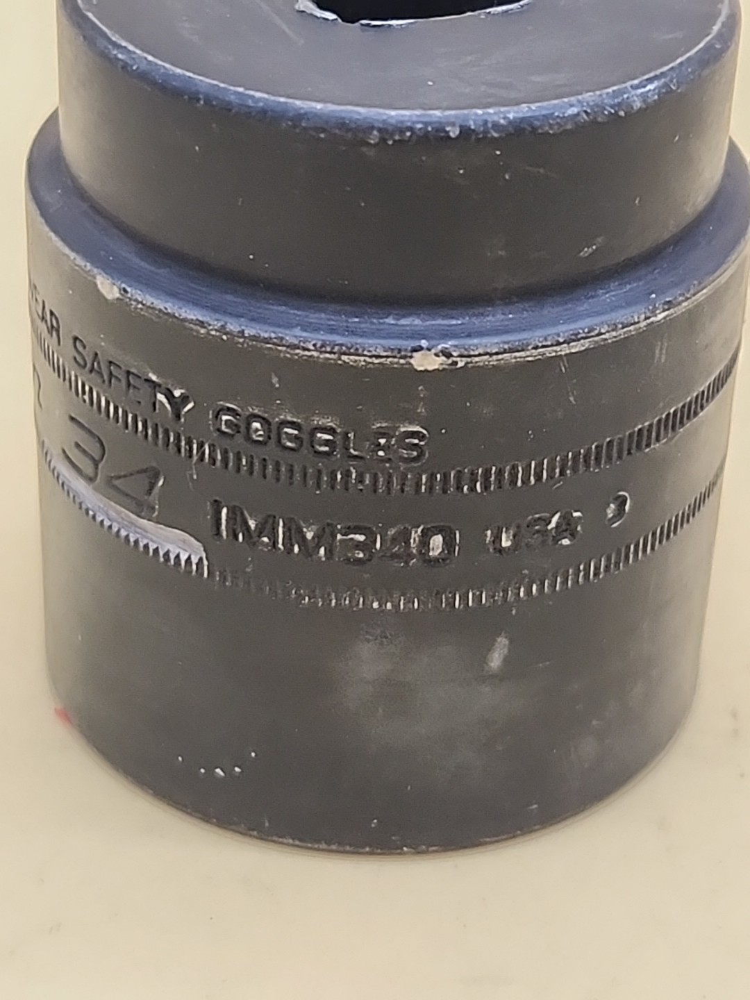 Snap-on Tools 1/2″ Drive 34mm Metric 6pt Shallow Impact Socket IMM340 USA