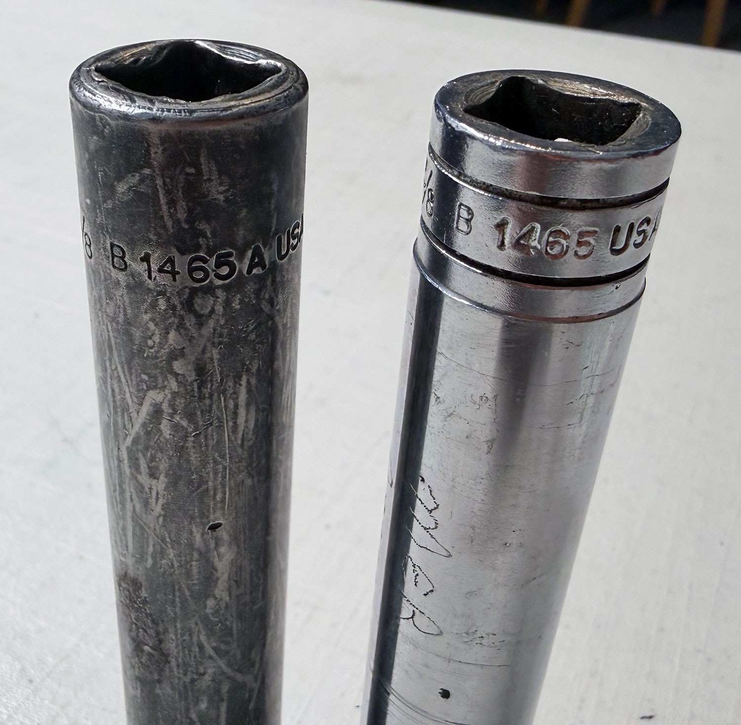 Snap-on Tools B1465 & B1465A 5/8″ SAE 6pt & 12pt Extra Deep Impact Socket 1/2″